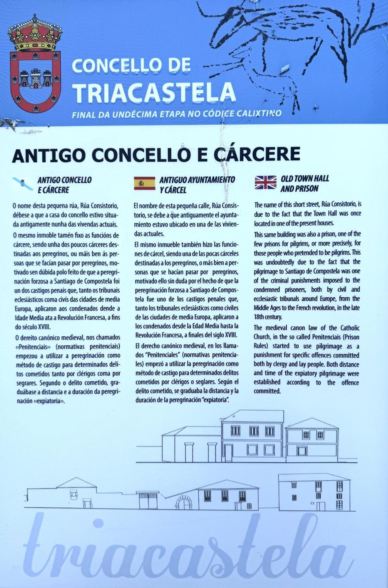 Complexo Xacobeo Hotel Tríacastela Exterior foto